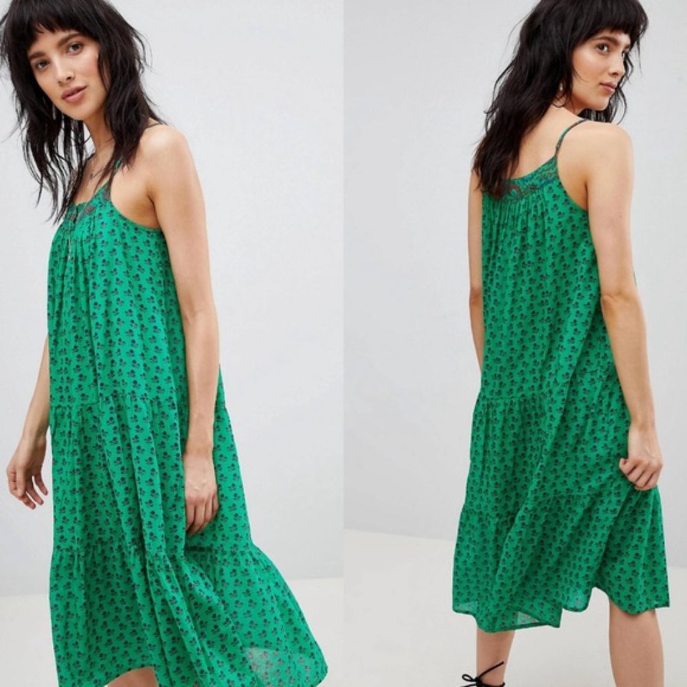 ba&sh Green Midi Dress - Picture 6 of 8